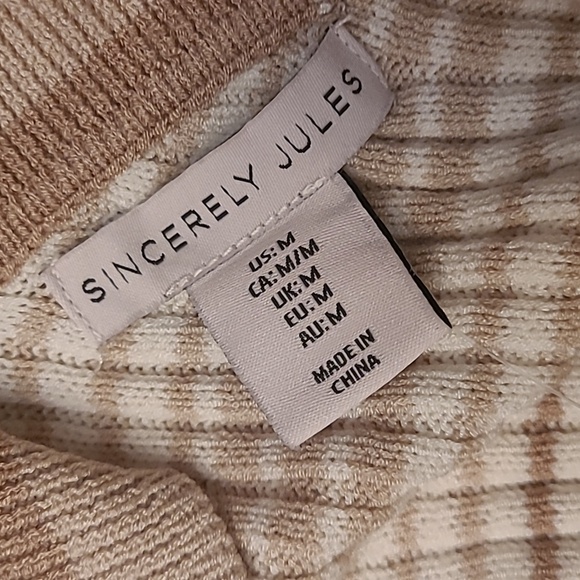 NWT Womens Sincerely Jules Sweater Set Including Halter Top & Skirt Size M - Picture 6 of 8